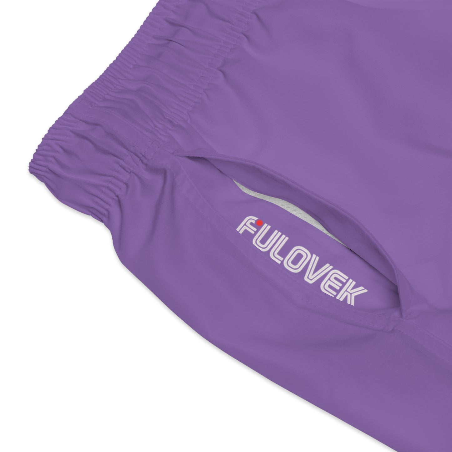 Vibrant Swim Trunks for Summer Fun, Beachwear, Pool Party Essentials, Perfect for Vacation, Light Purple Design