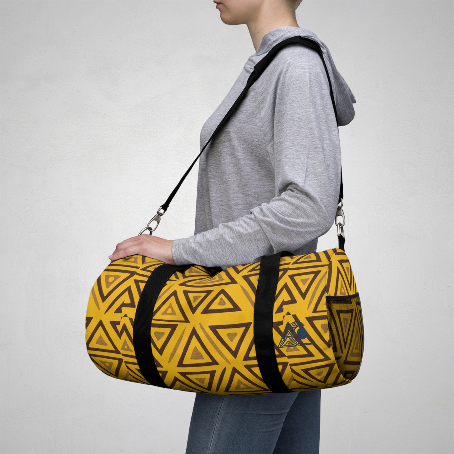 FULOVEK - Trendy Geometric Duffel Bag for Gym, Weekend Getaways, Sports, Travel, Stylish Luggage, Gift for Her, Adventure Essentials