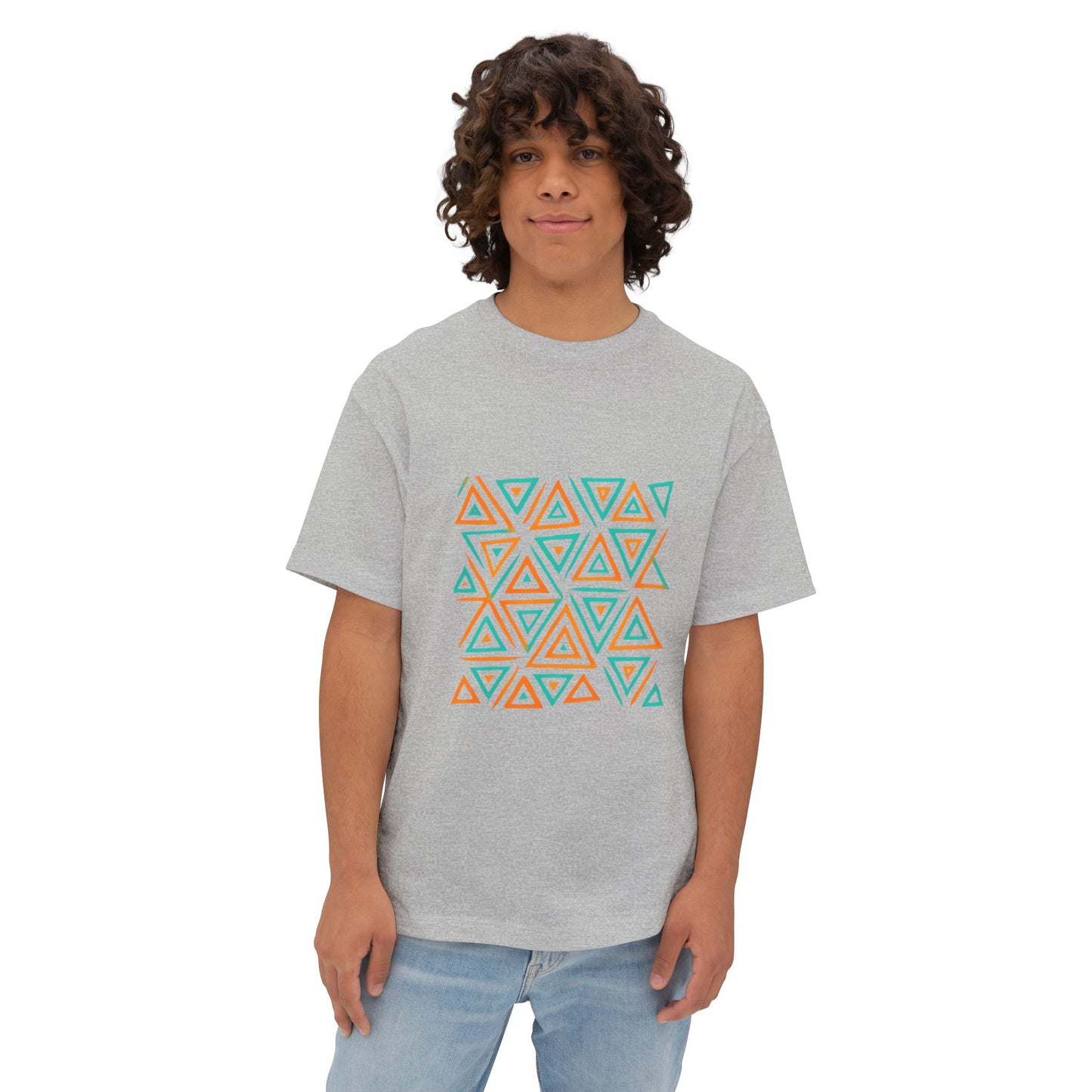 FULOVEK - TRIBAL COLLECTION - Oversized Tee - Unisex Boxy Shirt, Casual Wear, Trendy Outfit, Gift for Him, Gift for Her