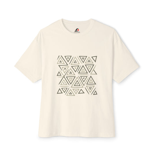 FULOVEK - TRIBAL COLLECTION - Oversized Tee - Unisex Boxy Shirt, Casual Wear, Trendy Outfit, Gift for Him, Gift for Her