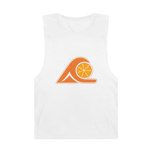 FULOVEK - Orange Vibes Tank – Tropical Energy, Unisex Cut, Original Island Style