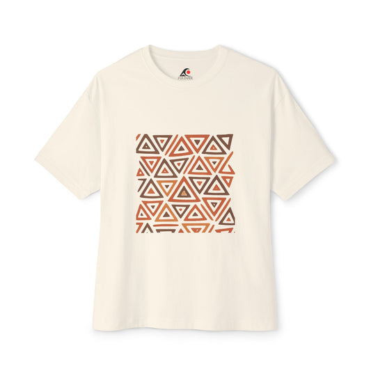 FULOVEK - TRIBAL COLLECTION - Oversized Tee - Unisex Boxy Shirt, Casual Wear, Trendy Outfit, Gift for Him, Gift for Her