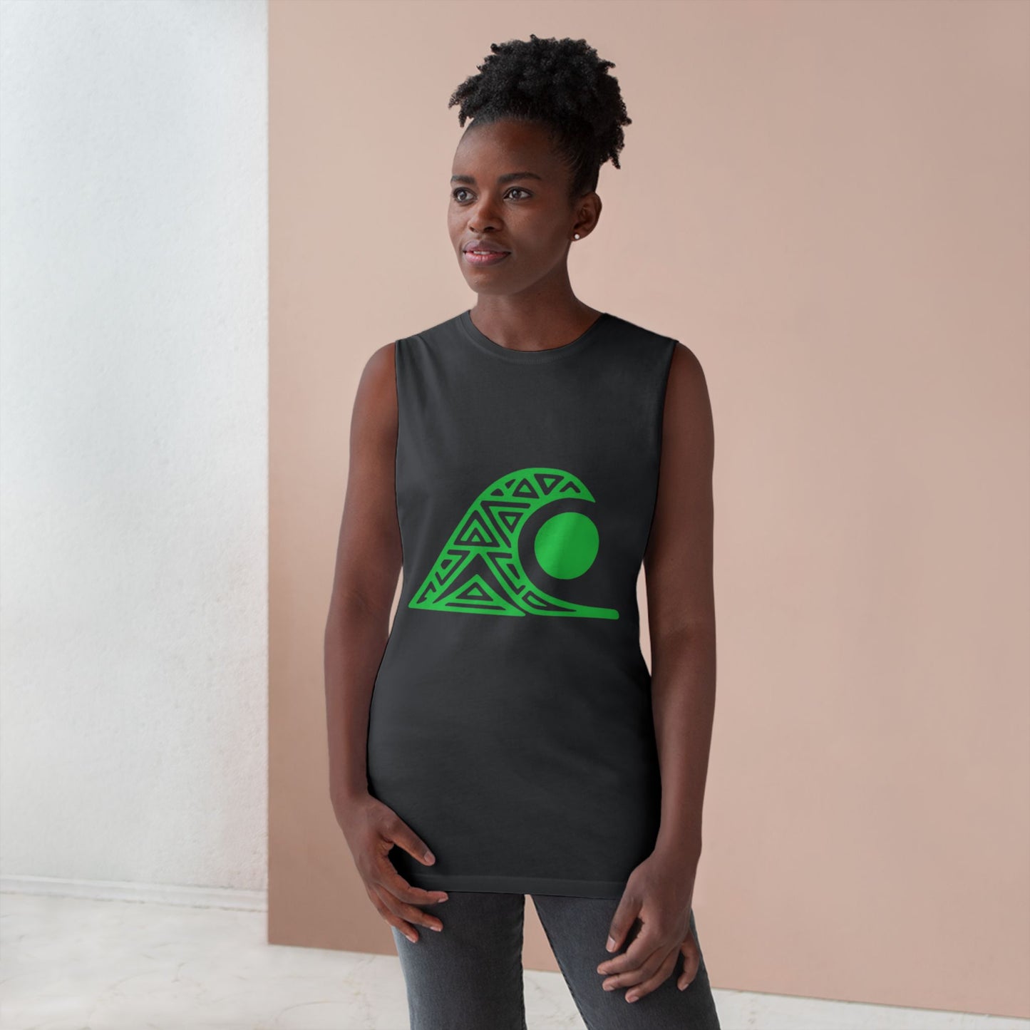 FULOVEK - Unisex Tank Top with Tribal Spirit Design – Bold Summer Statement, Adventure-Ready Top, Ethnic-Inspired Streetwear, Perfect Gift for Free Spirits