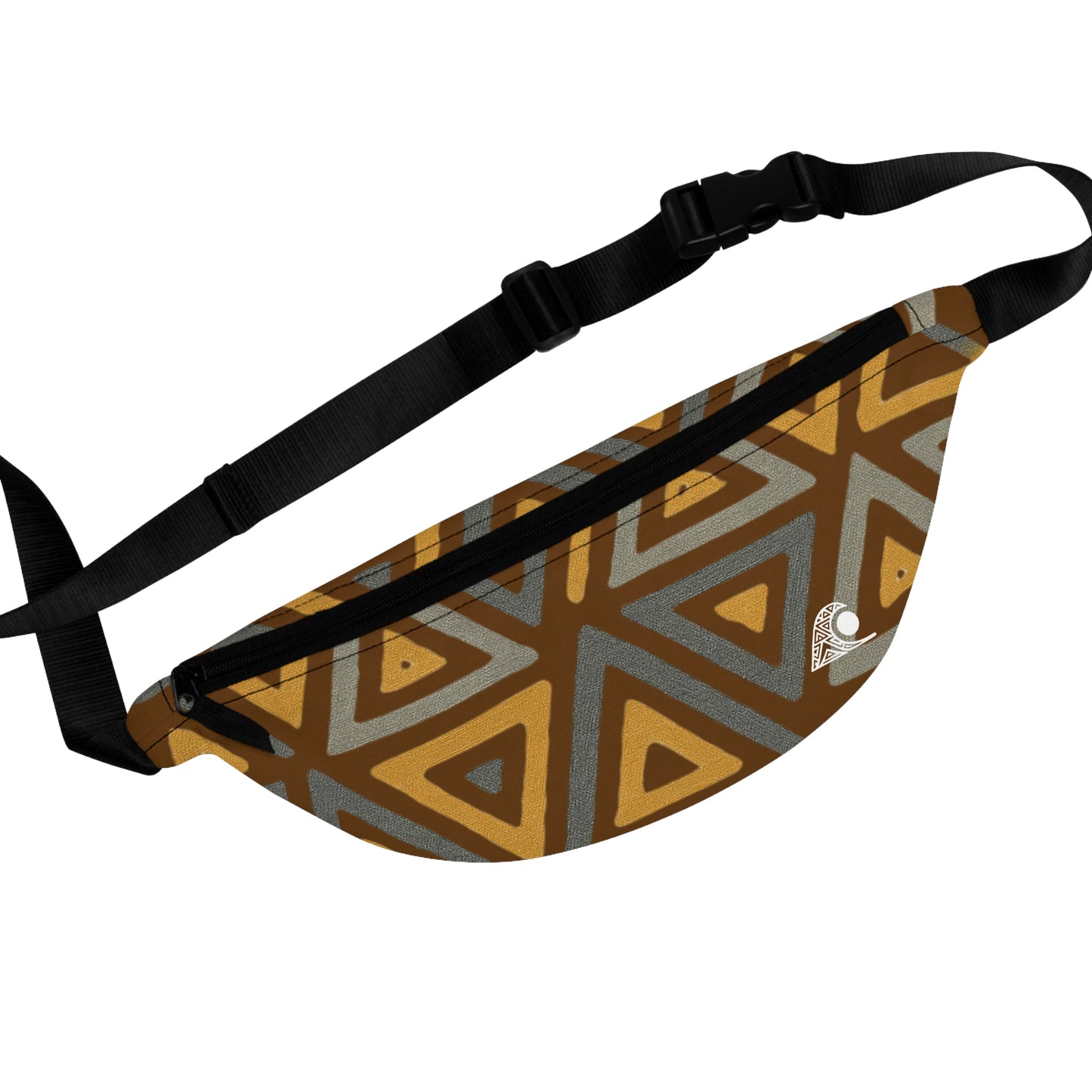 FULOVEK - Stylish Geometric Fanny Pack, Trendy Hip Bag for Festivals, Travel, Concerts, Unisex Accessory