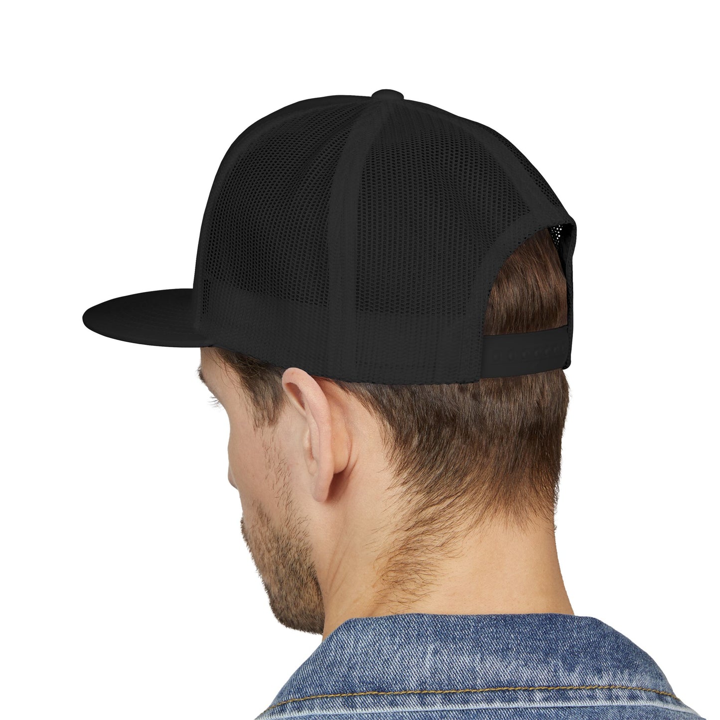 FULOVEK - Tribal Bohemian Embroidered 5 Panel Trucker Cap, Casual Streetwear Hat, Festival Accessory, Summer Fashion, Unique Gift Idea