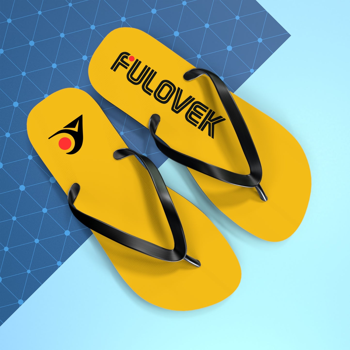 FULOVEK - NC Flip Flops - Tropical Vibes Beach Sandals