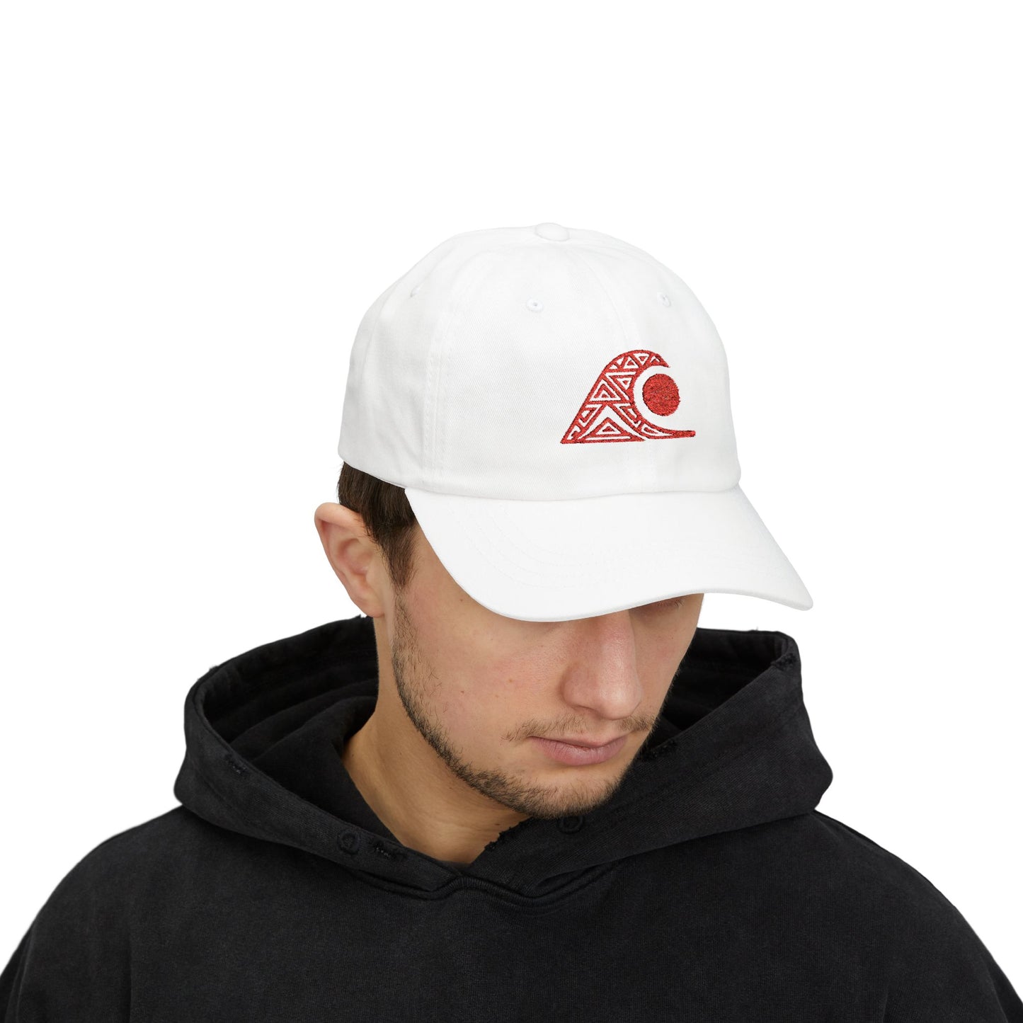 FULOVEK - Classic Cap with Wave Design, Casual Baseball Hat, Gift for Beach Lovers, Summer Accessory, Trendy Stylish Cap, Tribal