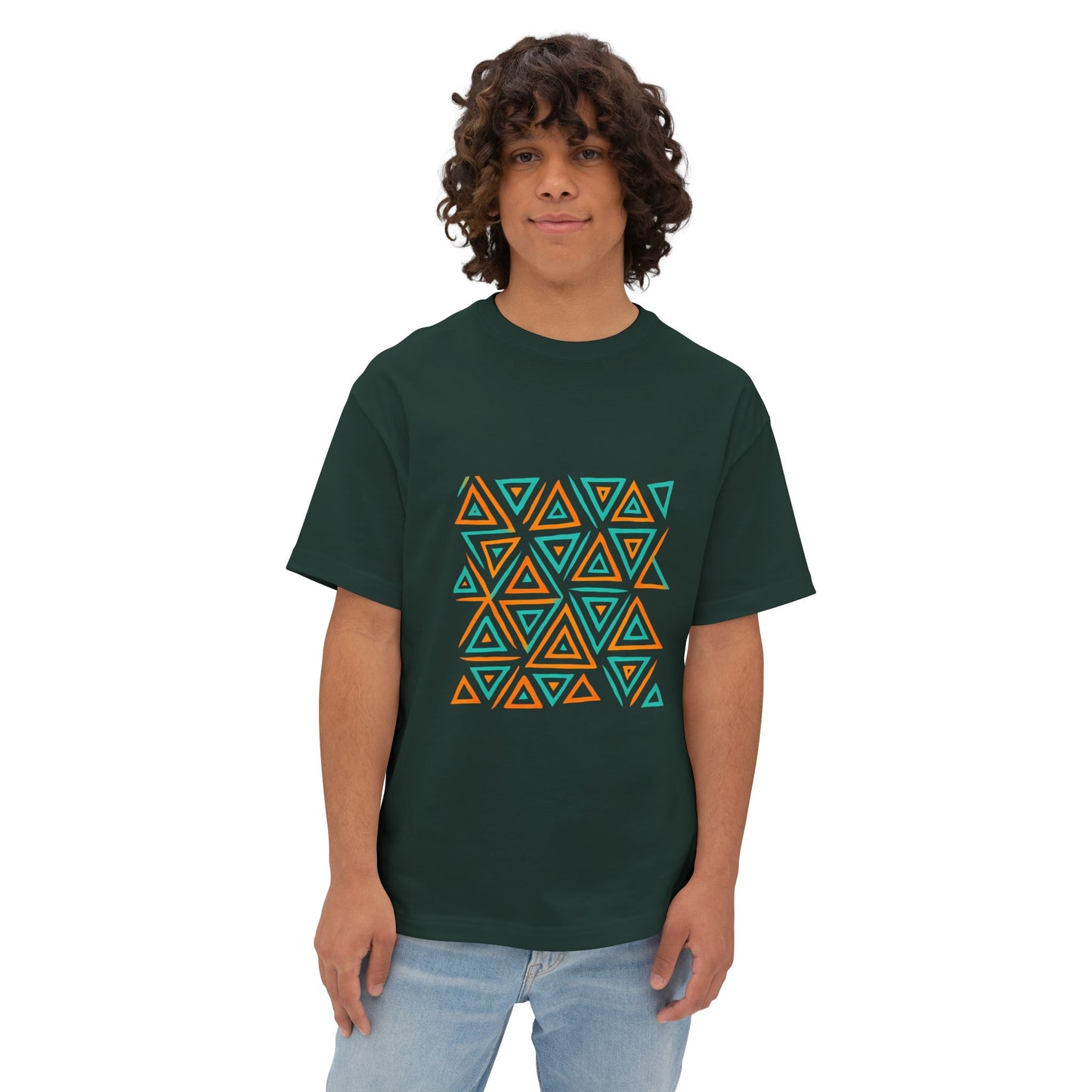 FULOVEK - TRIBAL COLLECTION - Oversized Tee - Unisex Boxy Shirt, Casual Wear, Trendy Outfit, Gift for Him, Gift for Her
