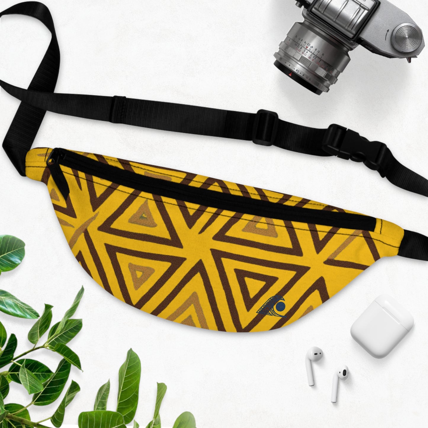 FULOVEK - Stylish Geometric Fanny Pack, Trendy Hip Bag for Festivals, Travel, Concerts, Unisex Accessory