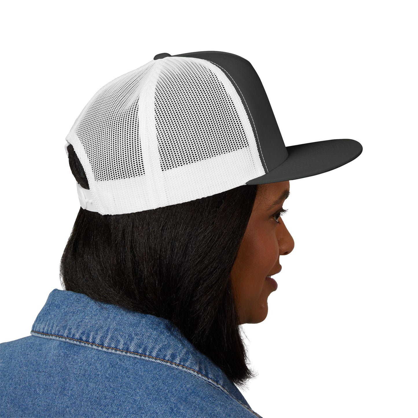 FULOVEK - Tribal Bohemian Embroidered 5 Panel Trucker Cap, Casual Streetwear Hat, Festival Accessory, Summer Fashion, Unique Gift Idea