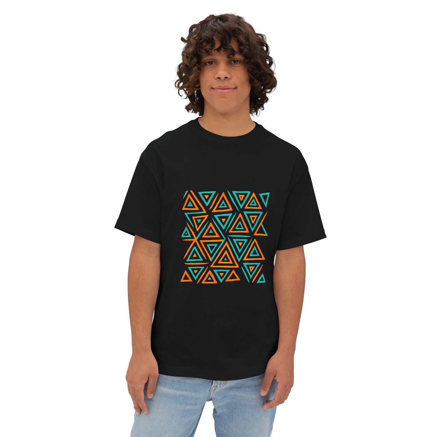 FULOVEK - TRIBAL COLLECTION - Oversized Tee - Unisex Boxy Shirt, Casual Wear, Trendy Outfit, Gift for Him, Gift for Her