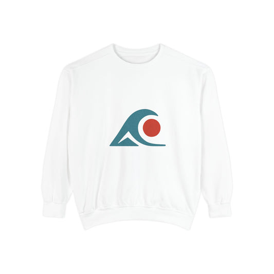 FULOVEK - Retro Wave Unisex Sweatshirt - Cozy Beach Vibes, Perfect for Casual Outings, Unisex Gift, Everyday Comfort, Summer Nights