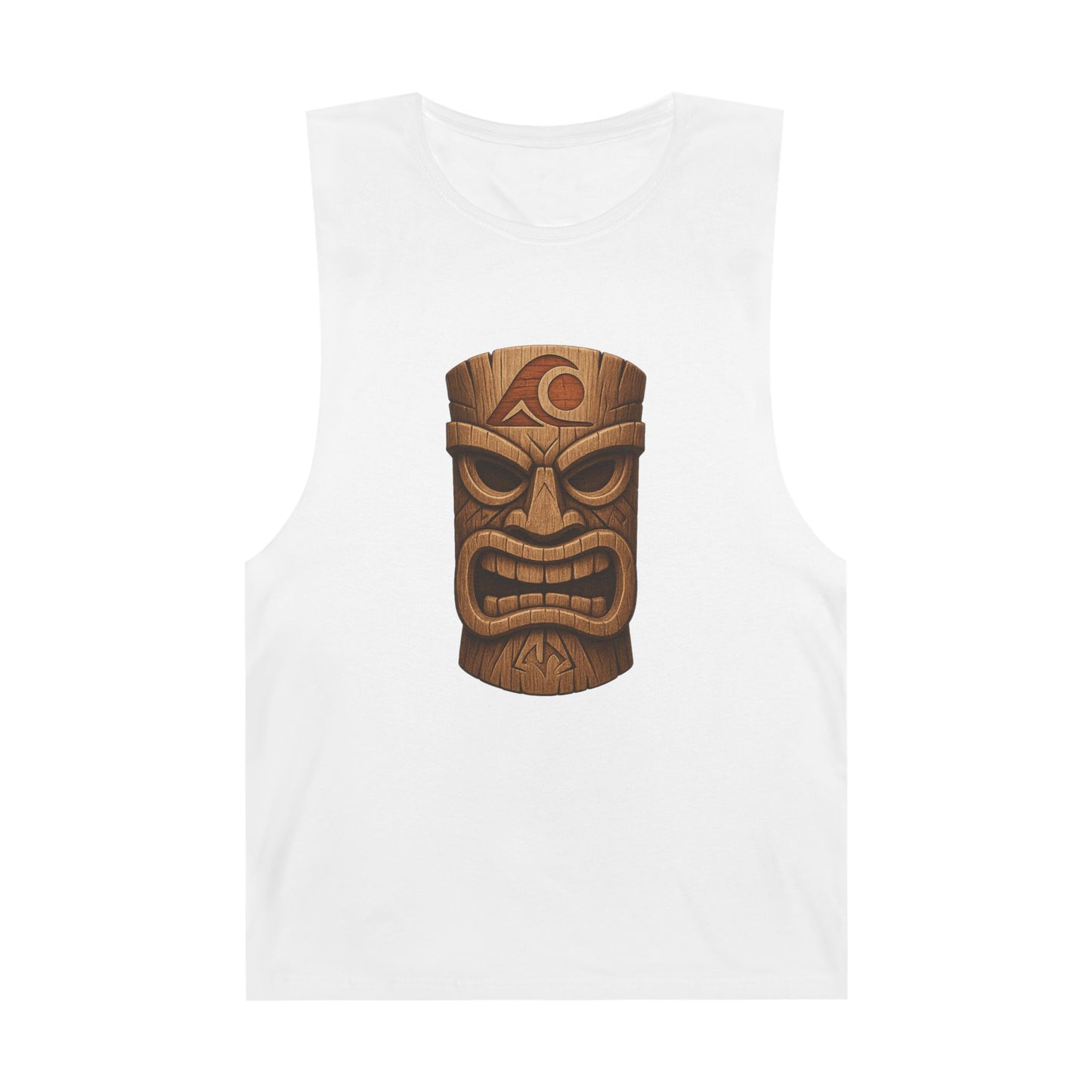FULOVEK - Unisex Tiki Tank Top, Summer Casual Wear, Tropical Vacation Shirt, Beach Party Attire, Outdoor Festival Clothing