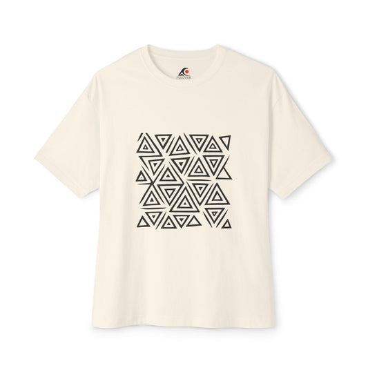 FULOVEK - TRIBAL COLLECTION - Oversized Tee - Unisex Boxy Shirt, Casual Wear, Trendy Outfit, Gift for Him, Gift for Her