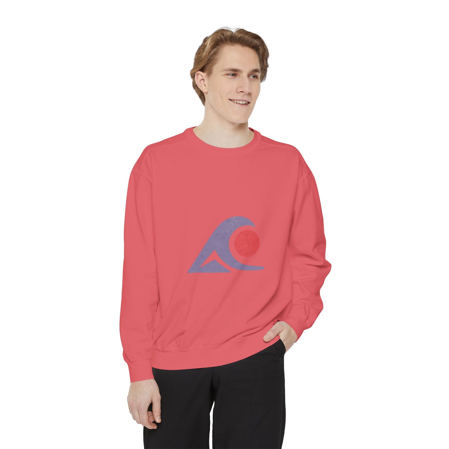 FULOVEK - Retro Wave Unisex Sweatshirt - Cozy Beach Vibes, Perfect for Casual Outings, Unisex Gift, Everyday Comfort, Summer Nights
