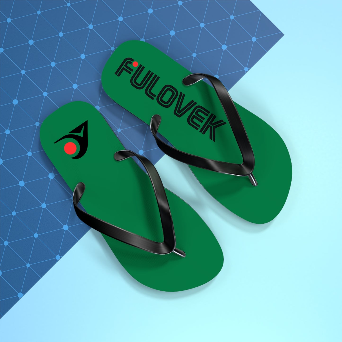 FULOVEK - NC Flip Flops - Tropical Vibes Beach Sandals