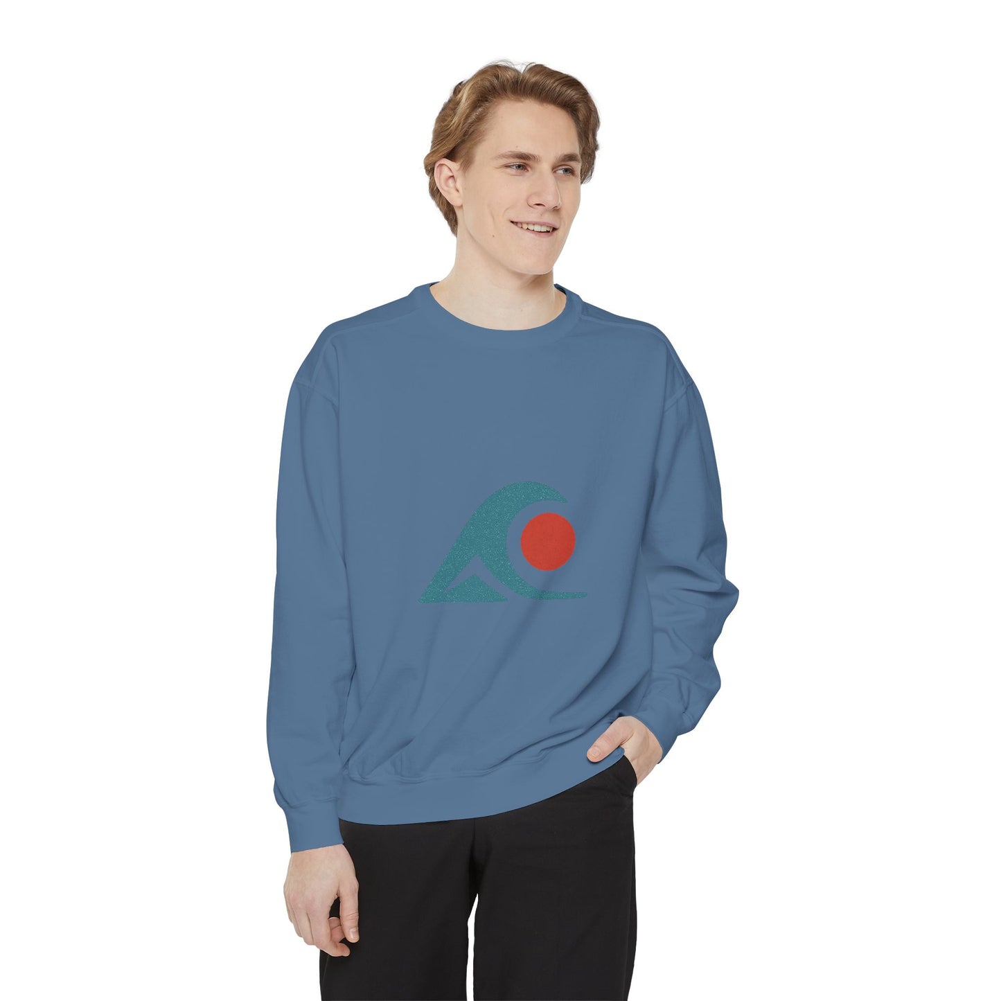 FULOVEK - Retro Wave Unisex Sweatshirt - Cozy Beach Vibes, Perfect for Casual Outings, Unisex Gift, Everyday Comfort, Summer Nights