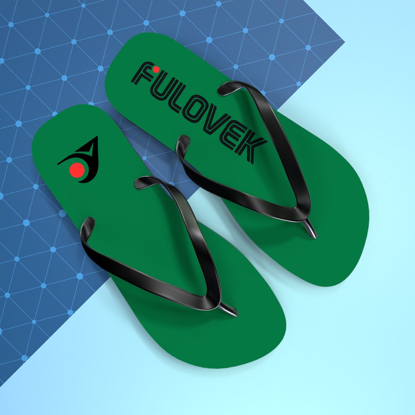 FULOVEK - NC Flip Flops - Tropical Vibes Beach Sandals