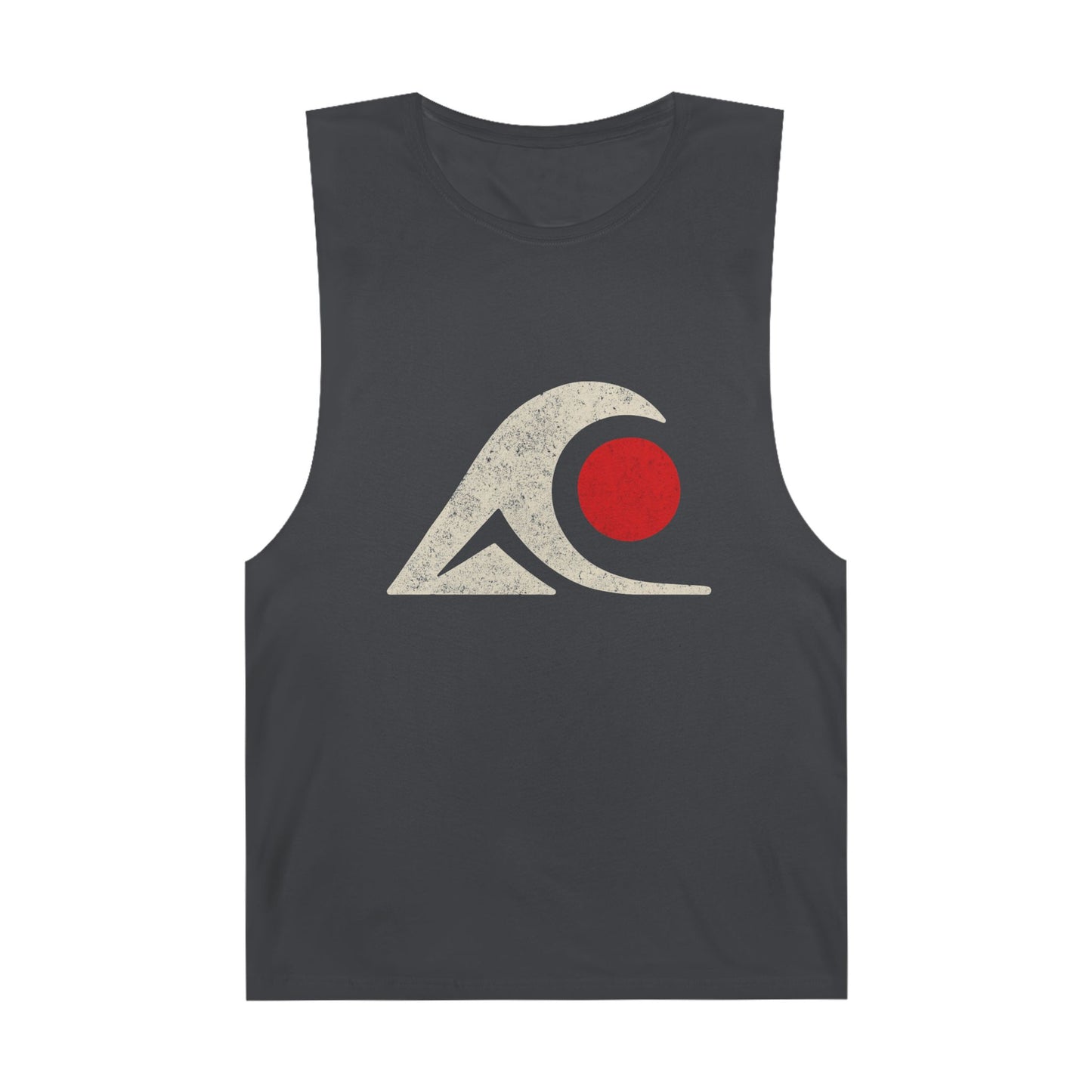 Unisex Tank Top with Retro Wave Design, Summer Fitness Shirt, Beach Workout Top, Casual Outfit Essential, Gift for Outdoor Lovers
