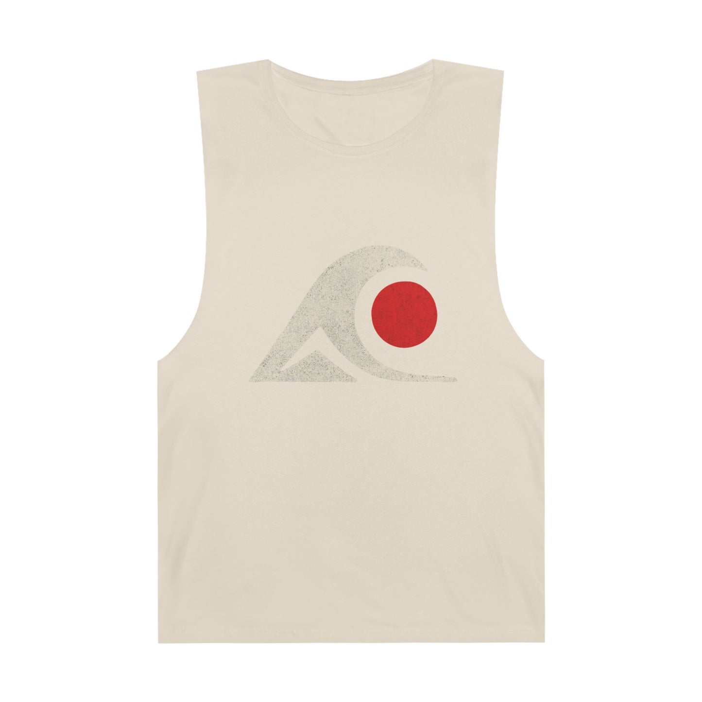 Unisex Tank Top with Retro Wave Design, Summer Fitness Shirt, Beach Workout Top, Casual Outfit Essential, Gift for Outdoor Lovers
