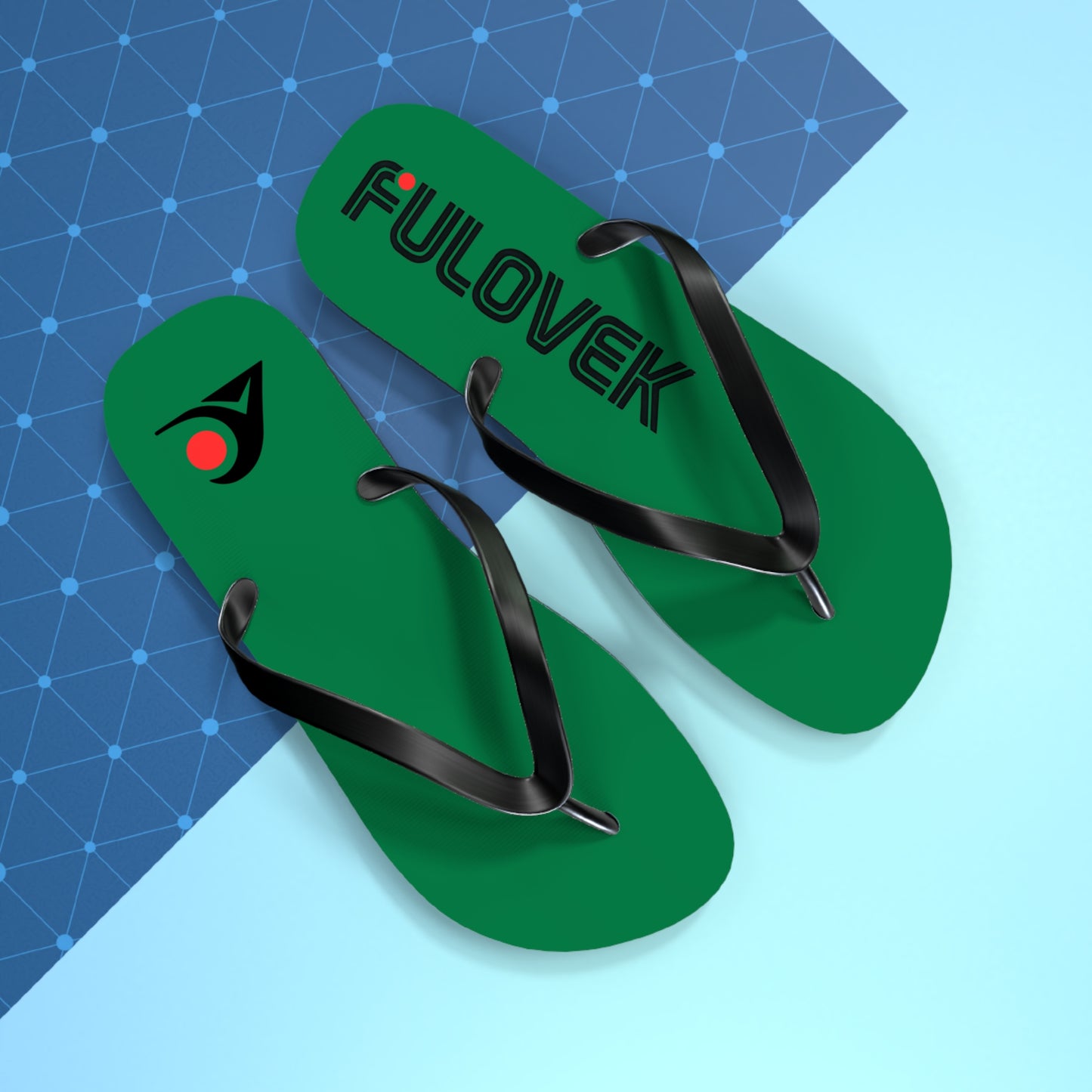 FULOVEK - NC Flip Flops - Tropical Vibes Beach Sandals