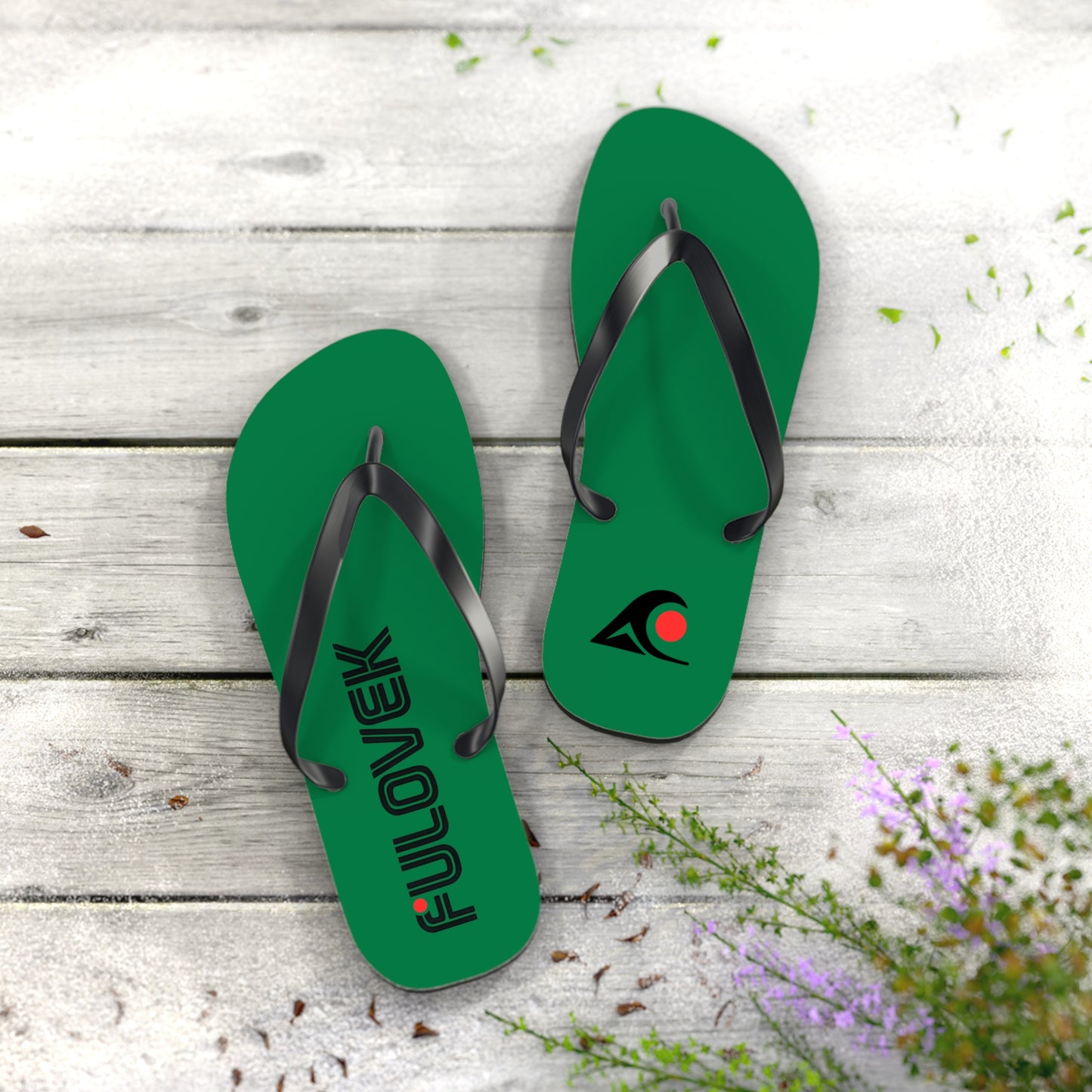 FULOVEK - NC Flip Flops - Tropical Vibes Beach Sandals