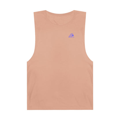 FULOVEK - Unisex Barnard Geometric Tribal PURPLE BLUE Tank Top | Casual Summer Wear, Beach Attire, Workout Shirt, Graphic Tee, Gift for Friends