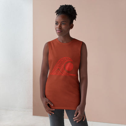 FULOVEK - Unisex Tank Top with Tribal Spirit Design – Bold Summer Statement, Adventure-Ready Top, Ethnic-Inspired Streetwear, Perfect Gift for Free Spirits