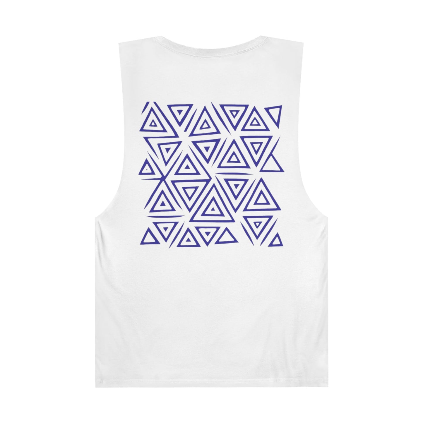 FULOVEK - Unisex Barnard Geometric Tribal PURPLE Tank Top | Casual Summer Wear, Beach Attire, Workout Shirt, Graphic Tee, Gift for Friends