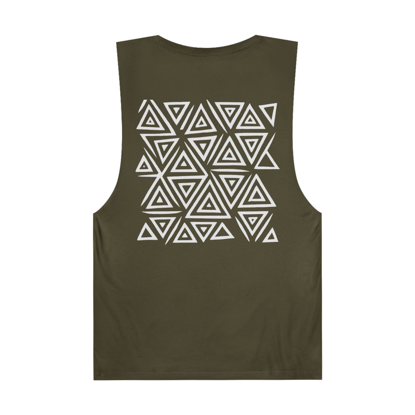 FULOVEK - Unisex Barnard Geometric Tribal Tank Top | Casual Summer Wear, Beach Attire, Workout Shirt, Graphic Tee, Gift for Friends