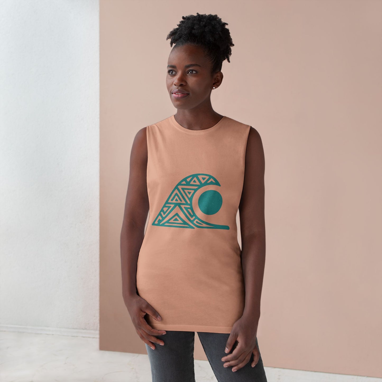 FULOVEK - Unisex Tank Top with Tribal Spirit Design – Bold Summer Statement, Adventure-Ready Top, Ethnic-Inspired Streetwear, Perfect Gift for Free Spirits