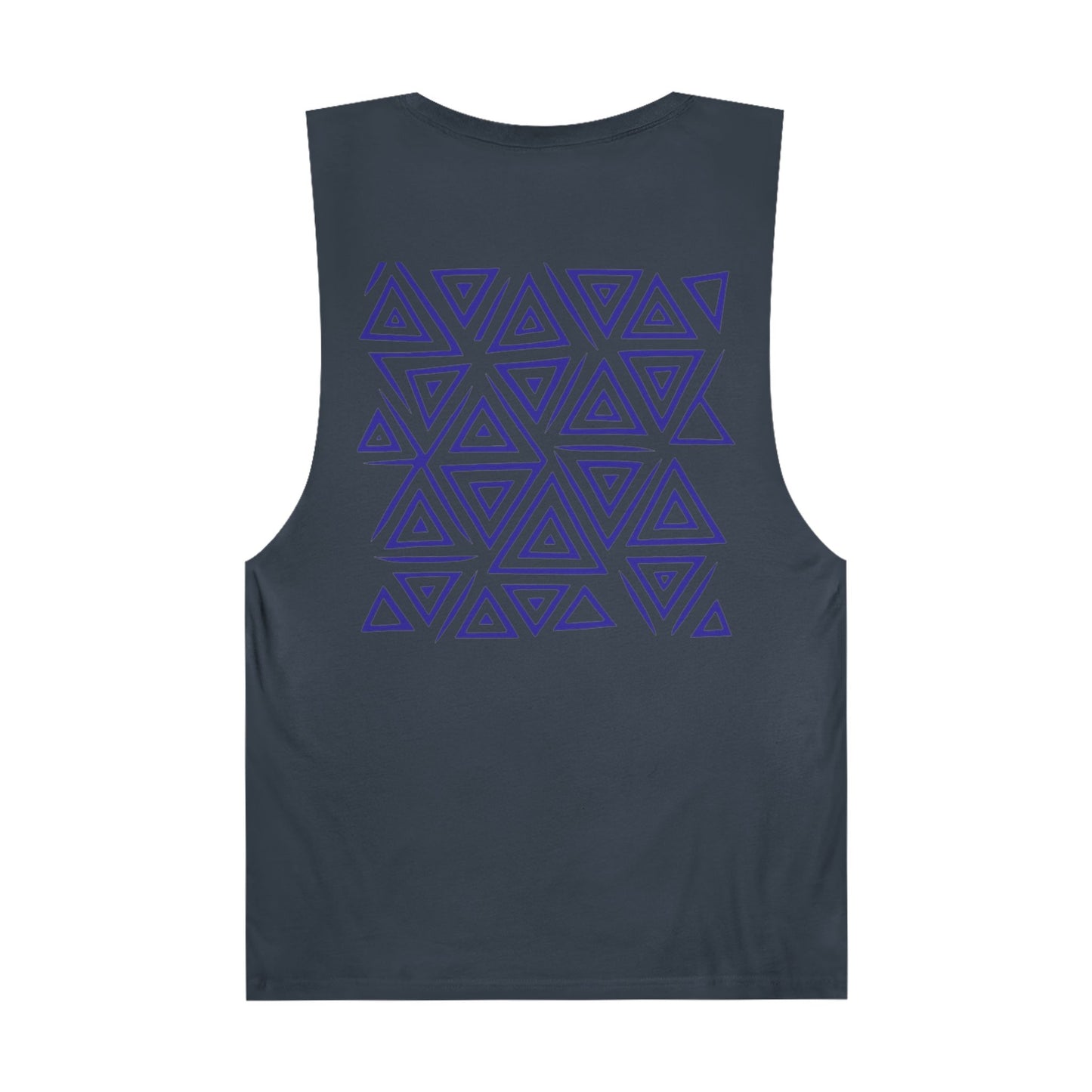 FULOVEK - Unisex Barnard Geometric Tribal PURPLE Tank Top | Casual Summer Wear, Beach Attire, Workout Shirt, Graphic Tee, Gift for Friends