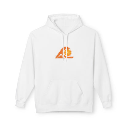 FULOVEK - Unisex Softstyle Fleece Hoodie ORANGE FRUIT, Cozy Casual Wear, Gift for Him, Her, Everyday Comfort, Stylish Layering Piece, Perfect for All Seasons