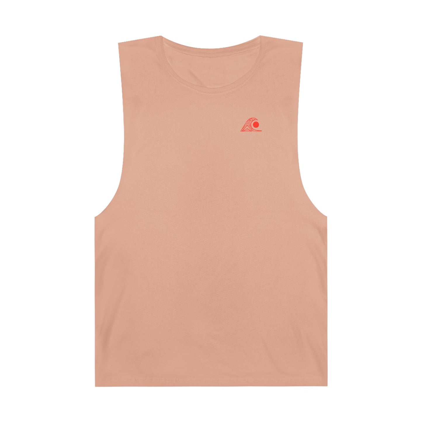 FULOVEK - Unisex Barnard Geometric Tribal RED Tank Top | Casual Summer Wear, Beach Attire, Workout Shirt, Graphic Tee, Gift for Friends