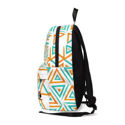 FULOVEK - Tribal Stylish Unisex Classic Backpack with Geometric Pattern, Trendy Bag for School, Travel, Work, Gift for Students, Fashionable Backpack