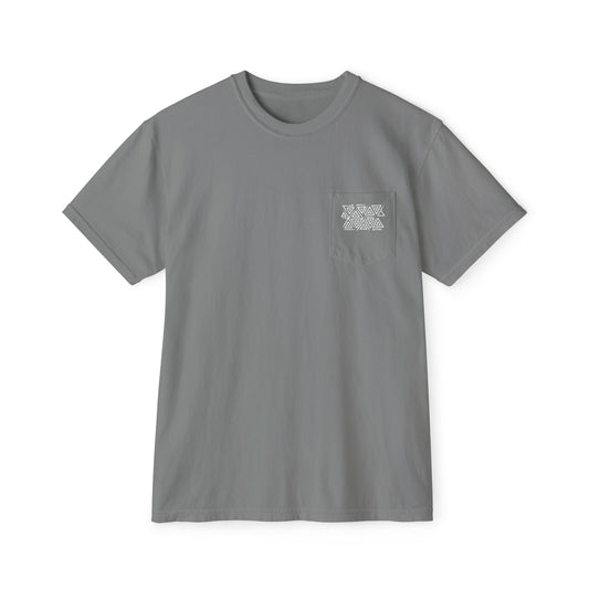 FULOVEK - Tribal Pocket T-Shirt - Casual Comfort for Everyday Wear, Unisex Tee, Summer Essential, Gift for Him/Her, Relaxed Style
