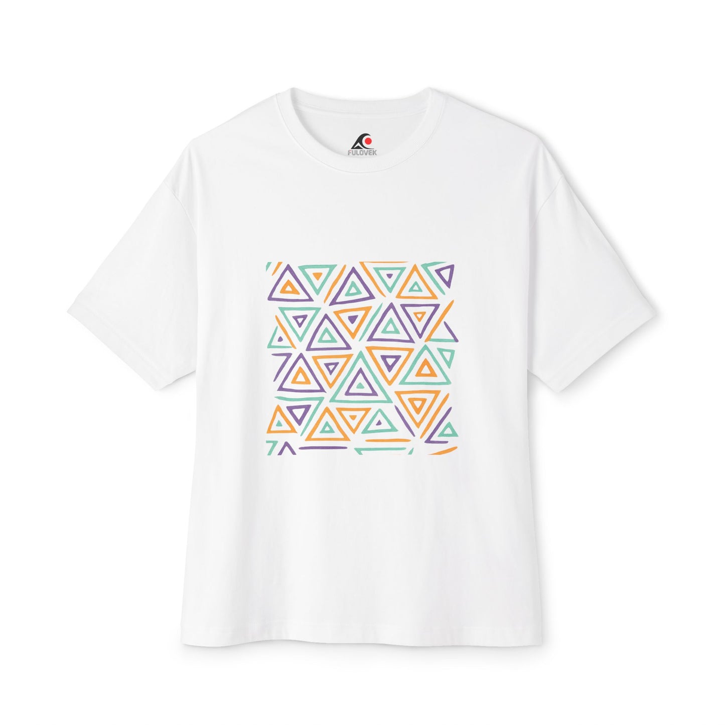 FULOVEK - TRIBAL COLLECTION - Oversized Tee - Unisex Boxy Shirt, Casual Wear, Trendy Outfit, Gift for Him, Gift for Her