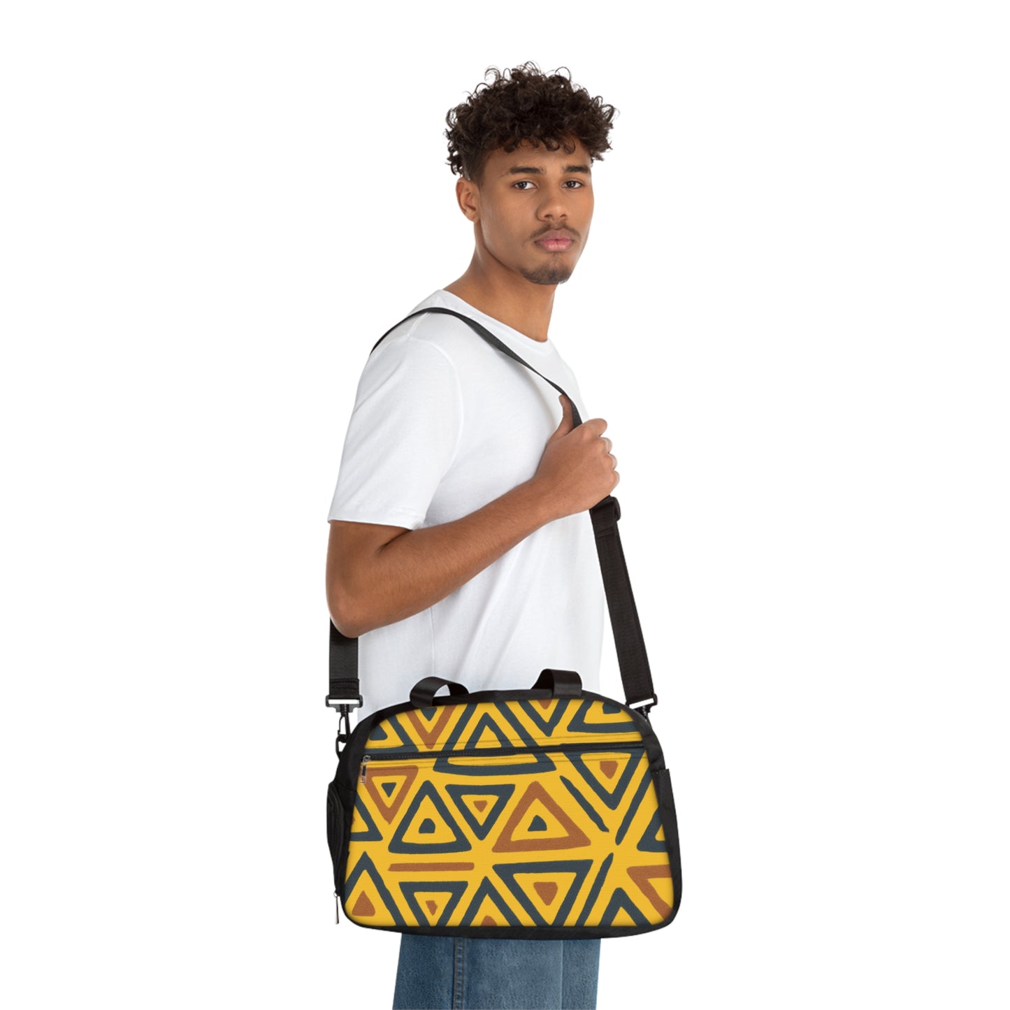 FULOVEK - Tribal Fitness Handbag, Gym Tote, Sports Bag, Workout Accessory, Travel Companion, Unique Gift for Fitness Enthusiasts