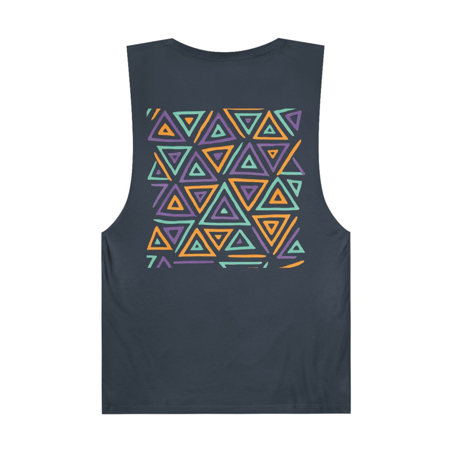 FULOVEK - Unisex Barnard Geometric Tribal Tank Top | Casual Summer Wear, Beach Attire, Workout Shirt, Graphic Tee, Gift for Friends