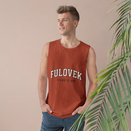 FULOVEK - Unisex Surf's Up Tank Top - Relaxed Casual Style for Beach Lovers