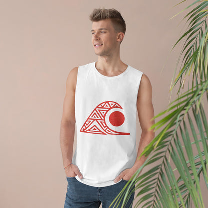 FULOVEK - Unisex Tank Top with Tribal Spirit Design – Bold Summer Statement, Adventure-Ready Top, Ethnic-Inspired Streetwear, Perfect Gift for Free Spirits
