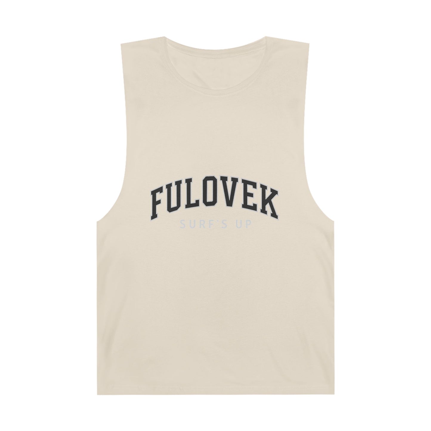FULOVEK - Unisex Surf's Up Tank Top - Relaxed Casual Style for Beach Lovers