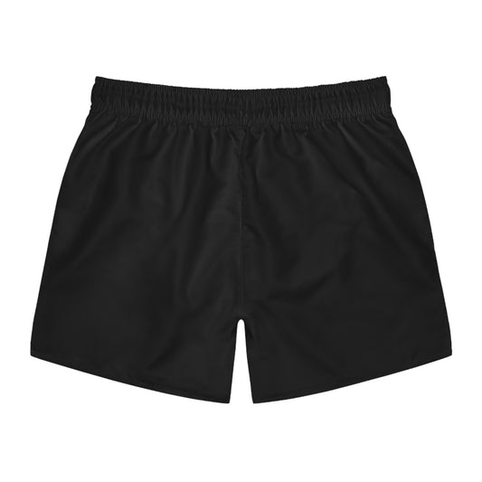 Vibrant Swim Trunks for Summer Fun, Beachwear, Pool Party Essentials, Perfect for Vacation, Black Design