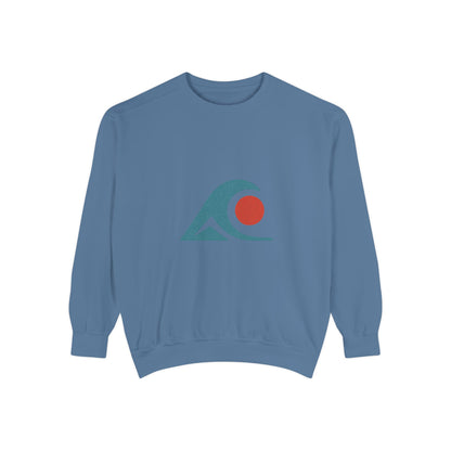 FULOVEK - Retro Wave Unisex Sweatshirt - Cozy Beach Vibes, Perfect for Casual Outings, Unisex Gift, Everyday Comfort, Summer Nights