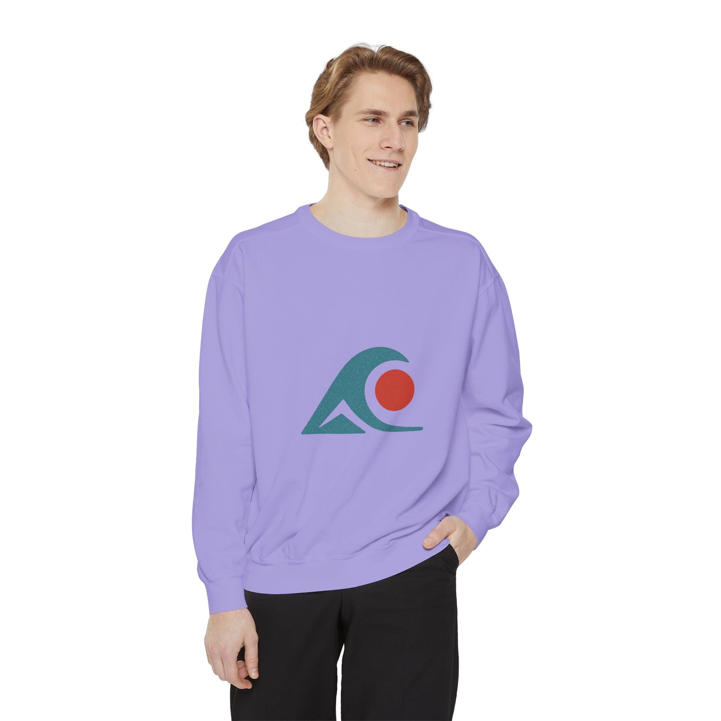 FULOVEK - Retro Wave Unisex Sweatshirt - Cozy Beach Vibes, Perfect for Casual Outings, Unisex Gift, Everyday Comfort, Summer Nights