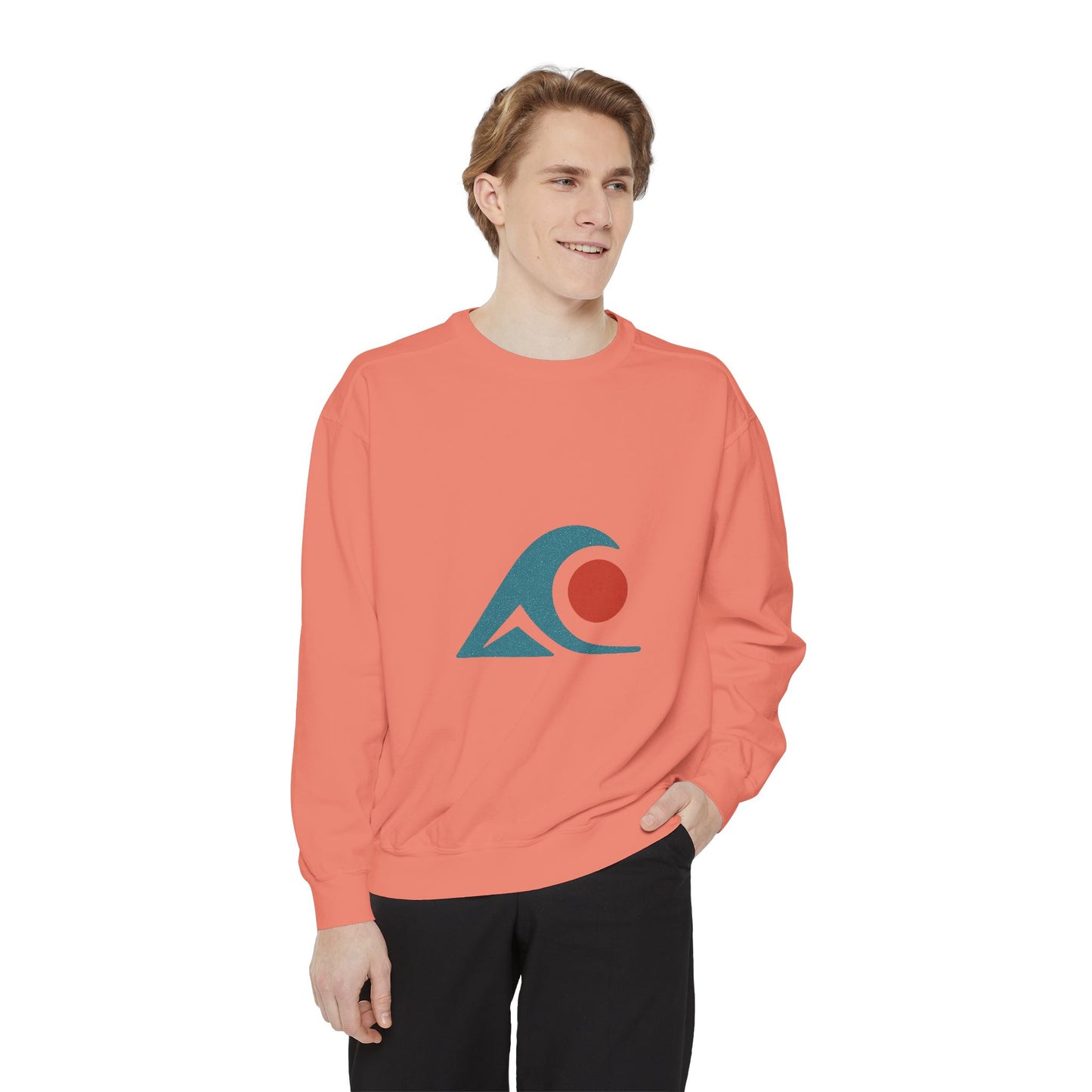 FULOVEK - Retro Wave Unisex Sweatshirt - Cozy Beach Vibes, Perfect for Casual Outings, Unisex Gift, Everyday Comfort, Summer Nights