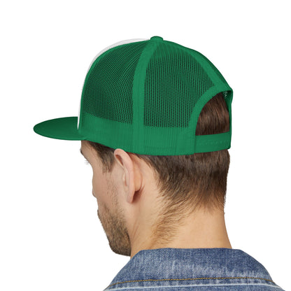 FULOVEK - Tribal Bohemian Embroidered 5 Panel Trucker Cap, Casual Streetwear Hat, Festival Accessory, Summer Fashion, Unique Gift Idea