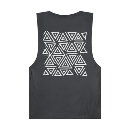 FULOVEK - Unisex Barnard Geometric Tribal Tank Top | Casual Summer Wear, Beach Attire, Workout Shirt, Graphic Tee, Gift for Friends