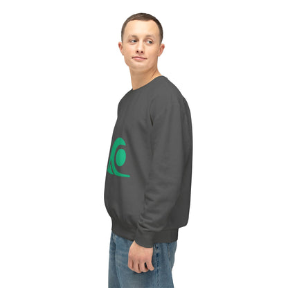 FULOVEK - Coastal Vibes Unisex Crewneck Sweatshirt, Beach Apparel, Perfect for Casual Outings, Lightweight Sweater, Ocean Lover Gift