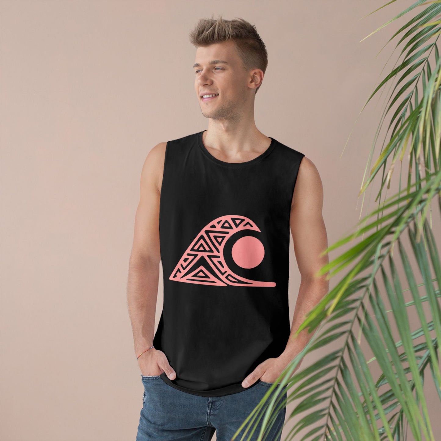 FULOVEK - Unisex Tank Top with Tribal Spirit Design – Bold Summer Statement, Adventure-Ready Top, Ethnic-Inspired Streetwear, Perfect Gift for Free Spirits